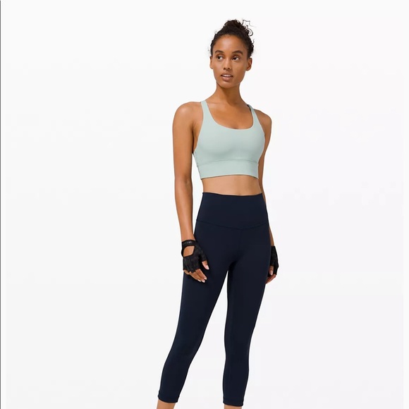 Lululemon Energy Bra Long Line: Hazy Jade, Size 2 - Picture 2 of 8